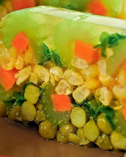 Рецепт заливного из овощей