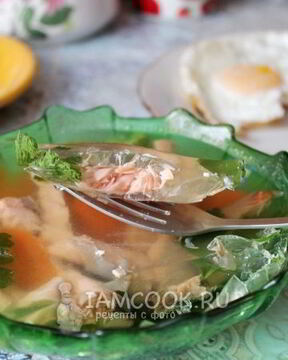 Заливное из семги