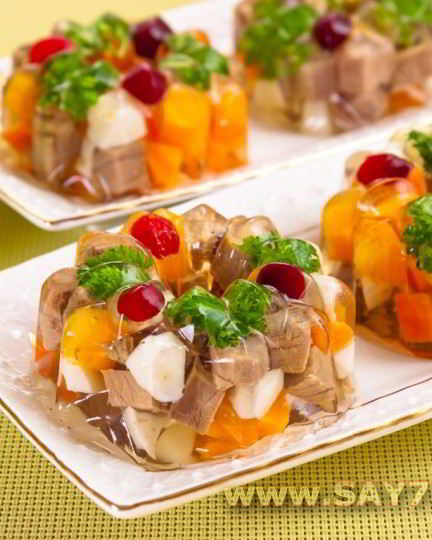 Рецепт заливного мяса