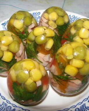 Заливные яйца