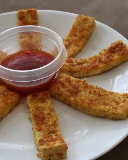 Рецепт жареного сыра тофу