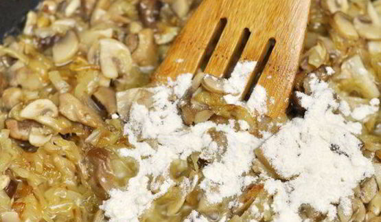 блинная улитка с грибным жюльеном