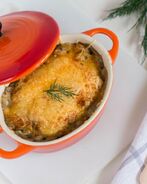 Грибной жульен из шампиньонов