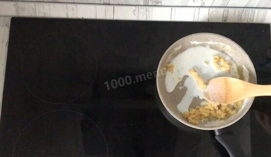 классический жульен с грибами