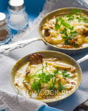 Жульен из лисичек