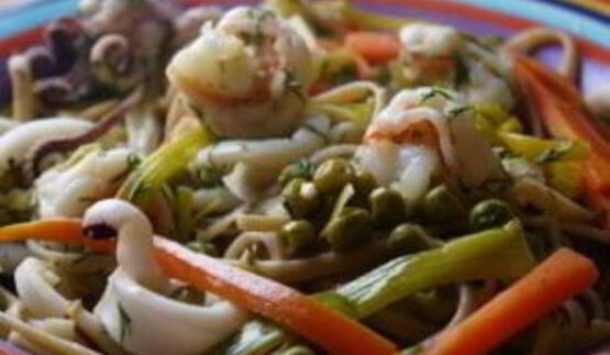 жульен из морского коктейля