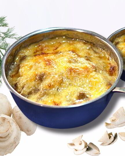 Рецепт жульена классического в сметанном соусе