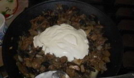 жульен с говядиной