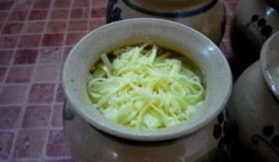 жульен с картошкой и грибами