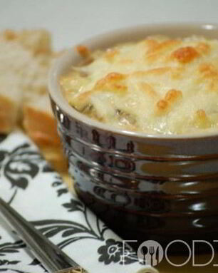 Жульен с креветками