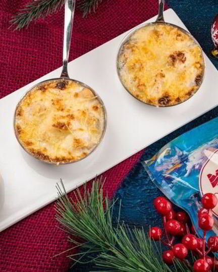 Рецепт жульена с морскими гребешками