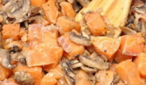 жульен с рыбой и грибами