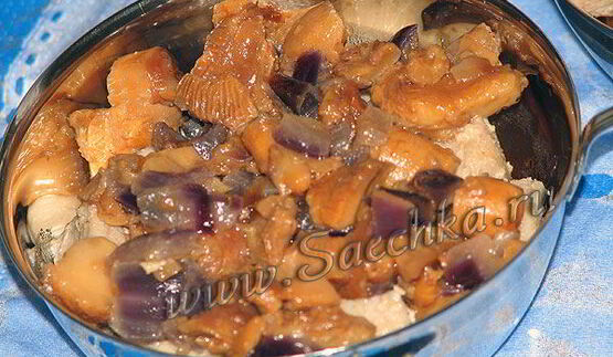 жульен со свининой