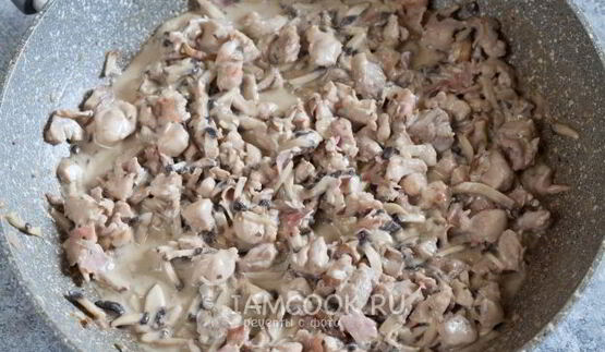 жульен в картофеле