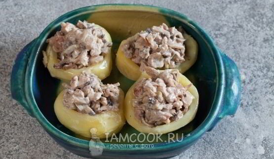 жульен в картофеле