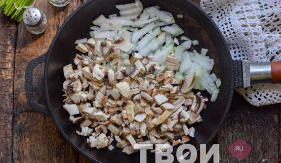 жульен в картошке