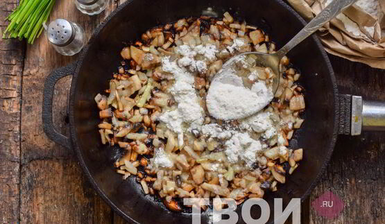 жульен в картошке