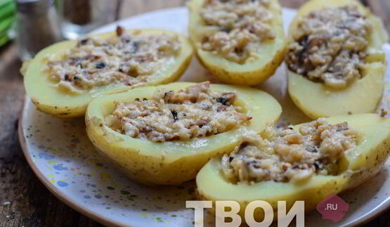 жульен в картошке