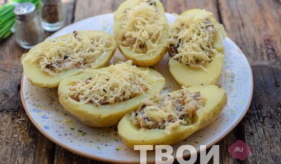 жульен в картошке