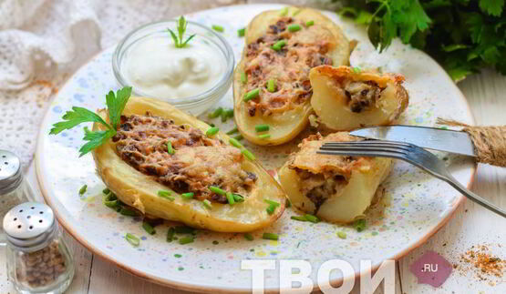 жульен в картошке