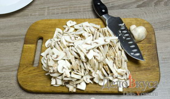 жюльен с грибами