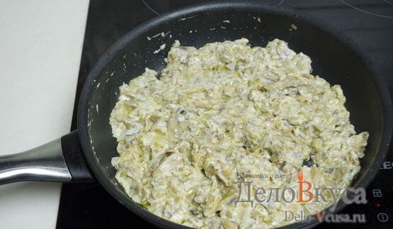 жюльен с грибами