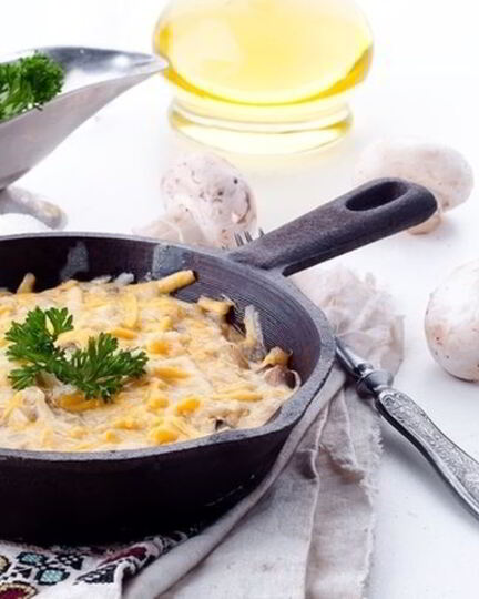 Рецепт жюльена с картофелема и курицея