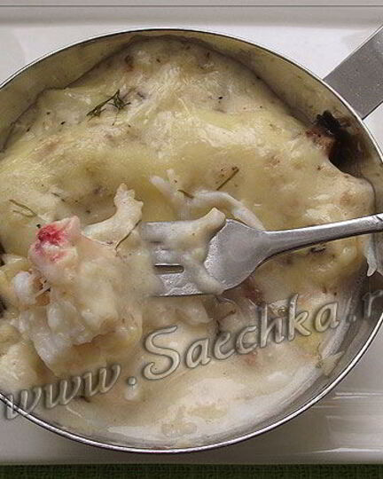 Рецепт жюльена с крабами