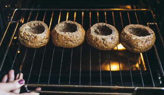 жюльен в хрустящей булочке